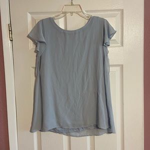Ann Taylor Baby Blue Blouse
